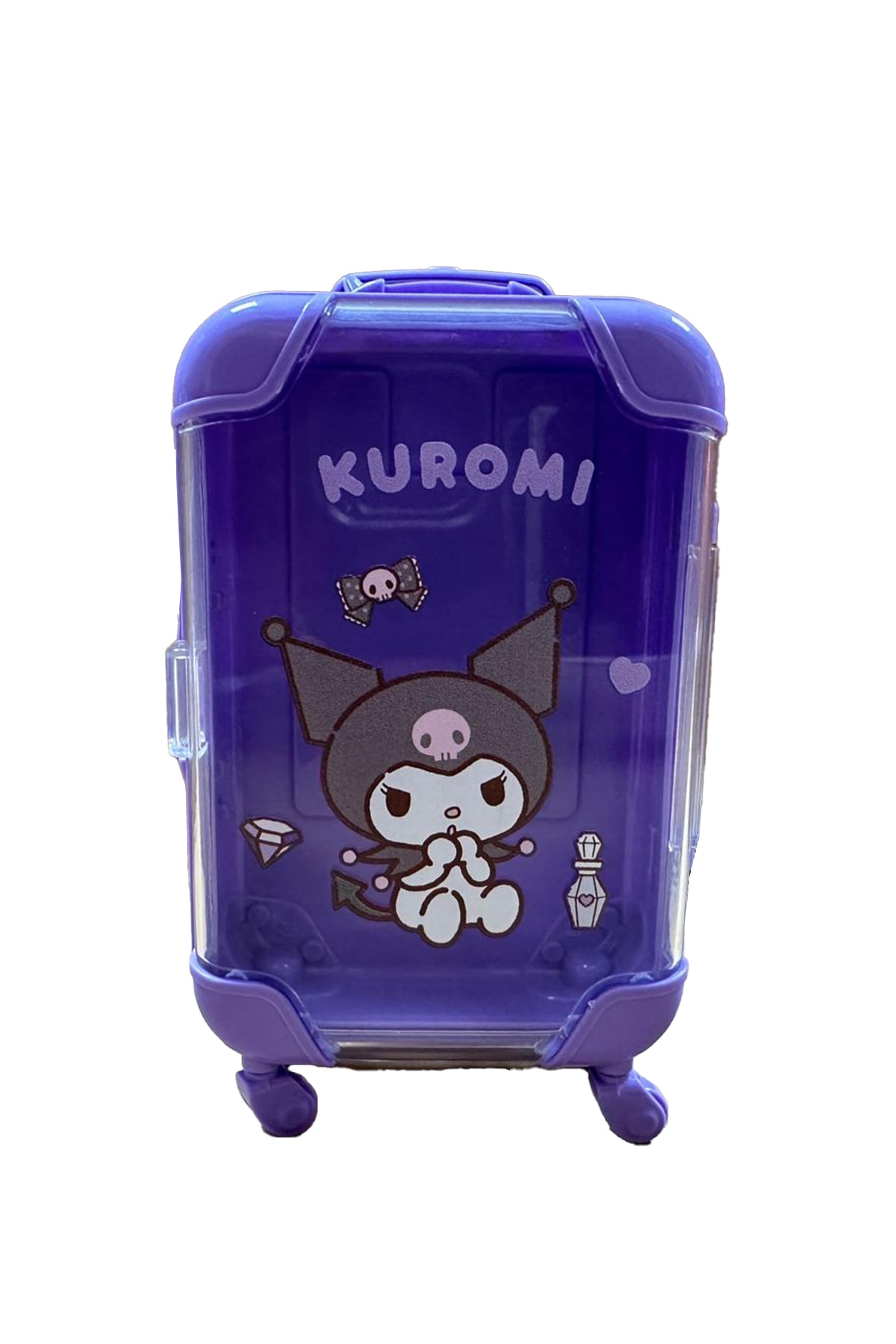 Sanrio Lisanslı Kuromi Mini Bavul Saklama Kutusu