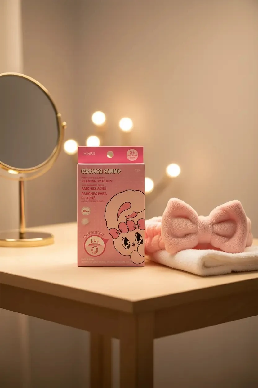 Esther Bunny Lisanslı Hidrokolloid Akne Bandı 10 Mm – Hedefe Yönelik Cilt Bakımı
