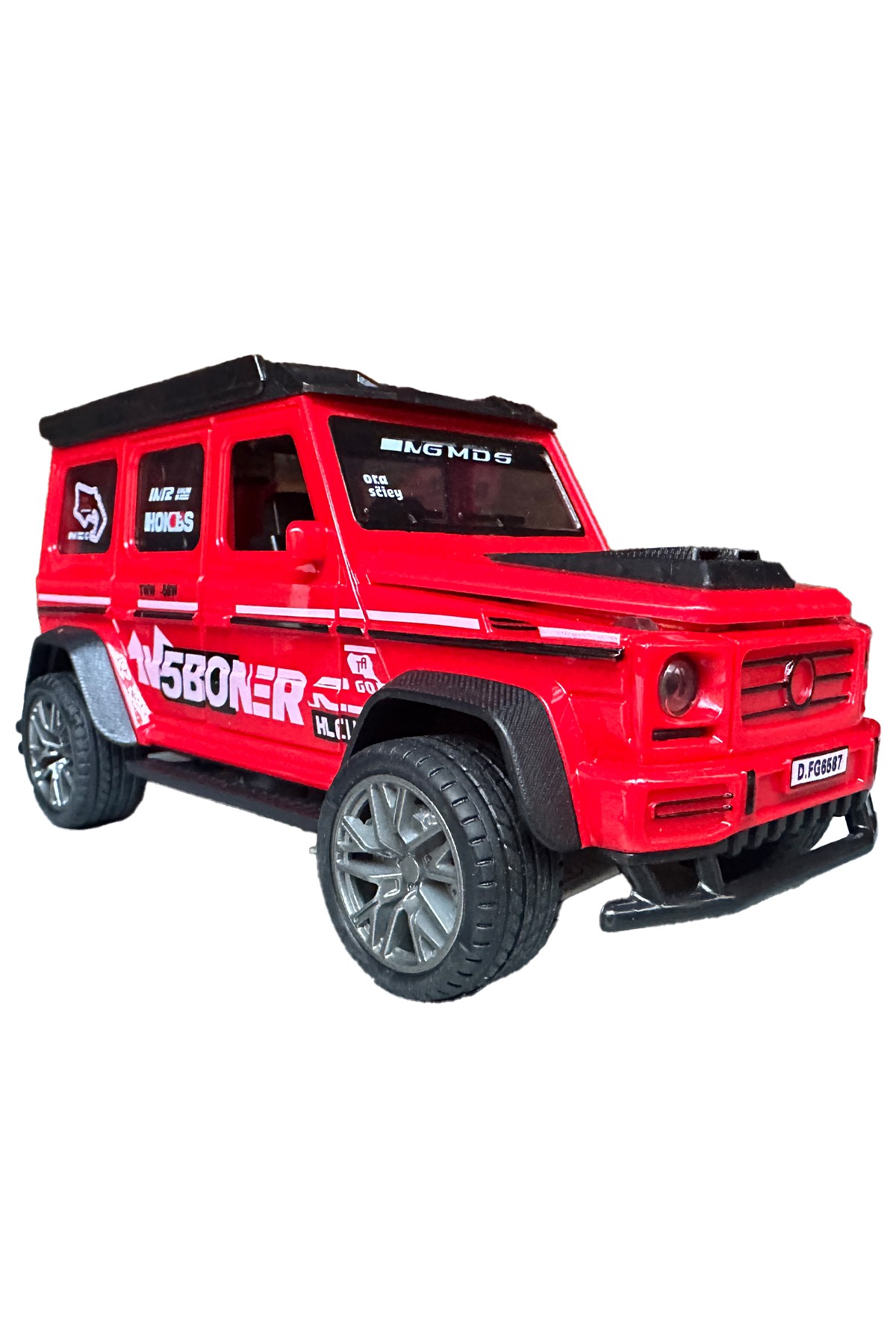Pilli Işıklı Sesli Sürtmeli Kapıları Açılan Jeep