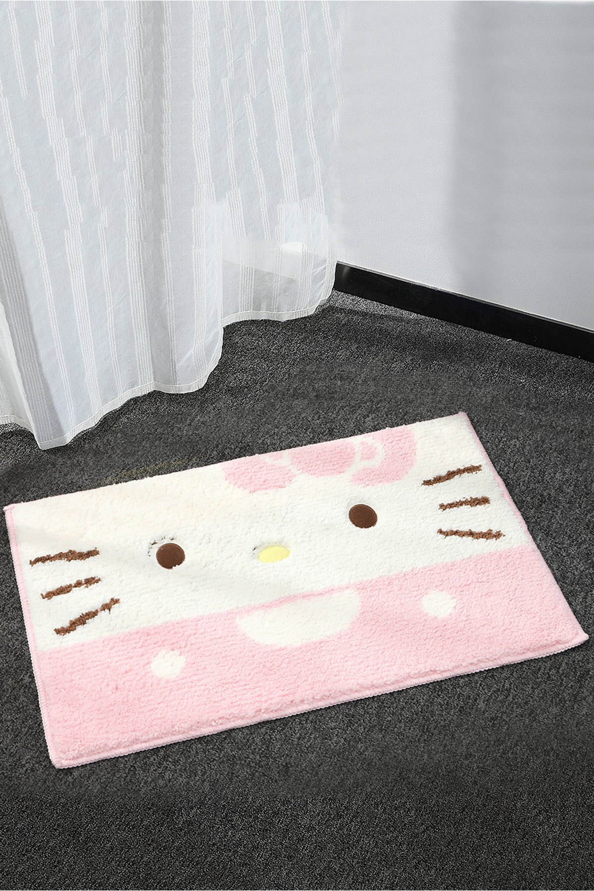 Sanrio Hello Kitty Lisanslı Küçük Halı - Pembe