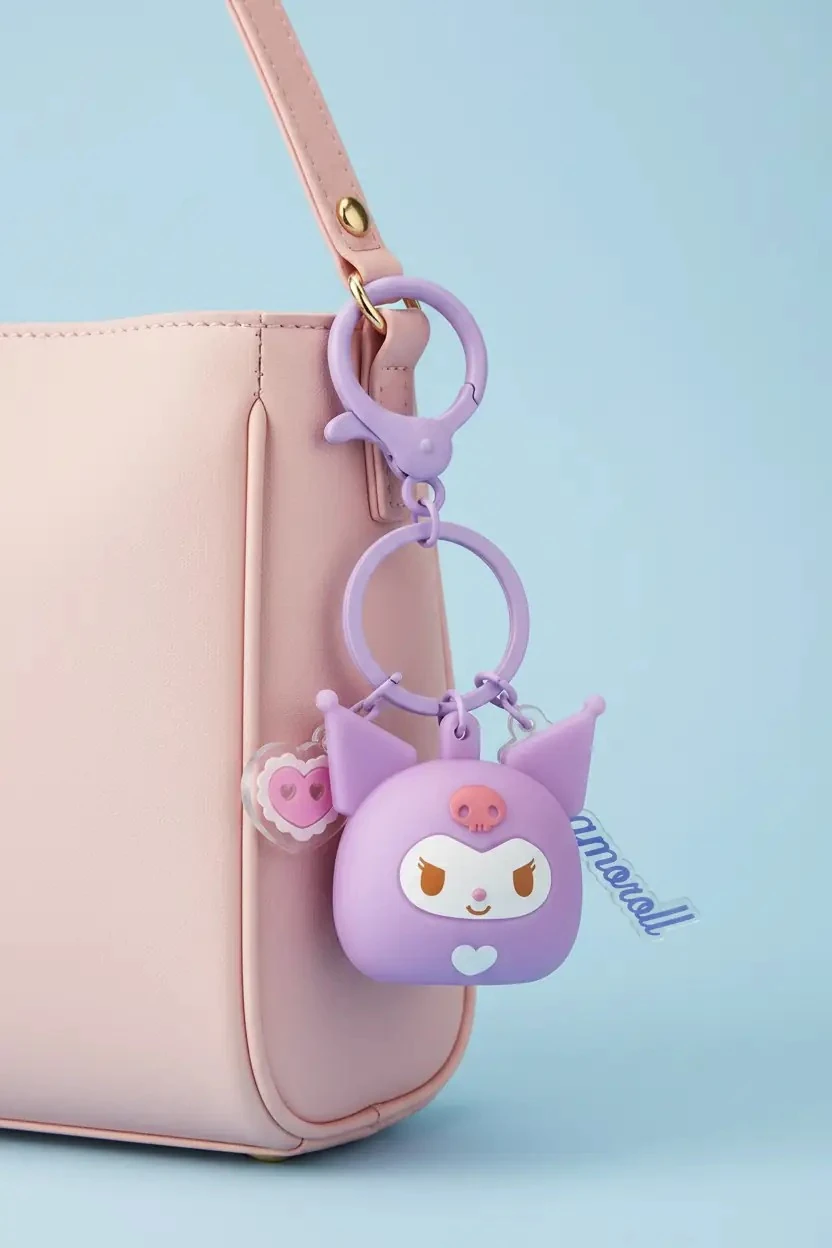 Sanrio Lisanslı Led Charm Anahtarlık – Işıklı Çanta Aksesuarı & Figürlü