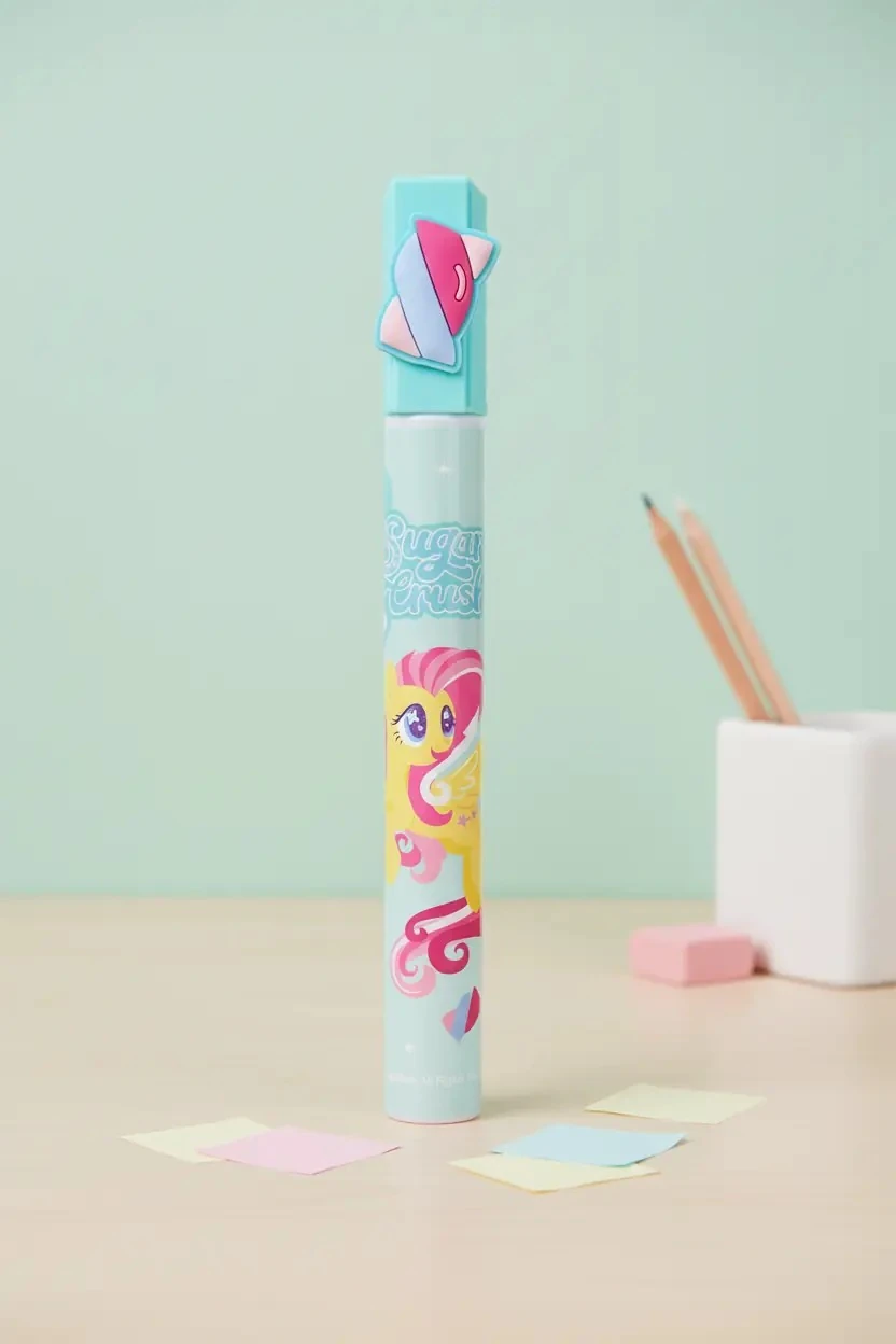 My Little Pony Lisanslı Fluttershy Büyük Marker – Sevimli Renkli Tasarım Kalın Uçlu Kalem 19.6 Cm