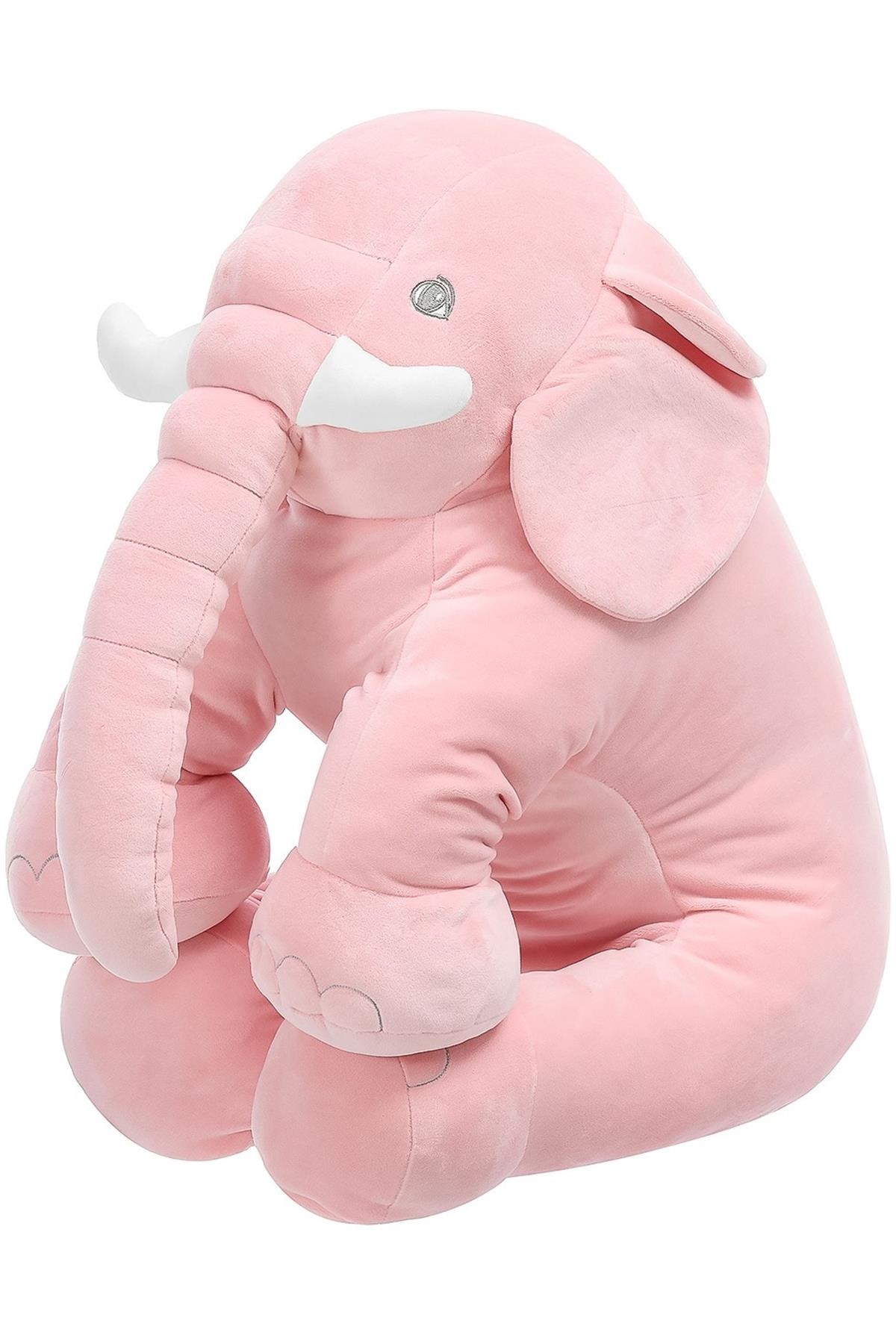 Fil Peluş Oyuncak-Pembe 65 Cm