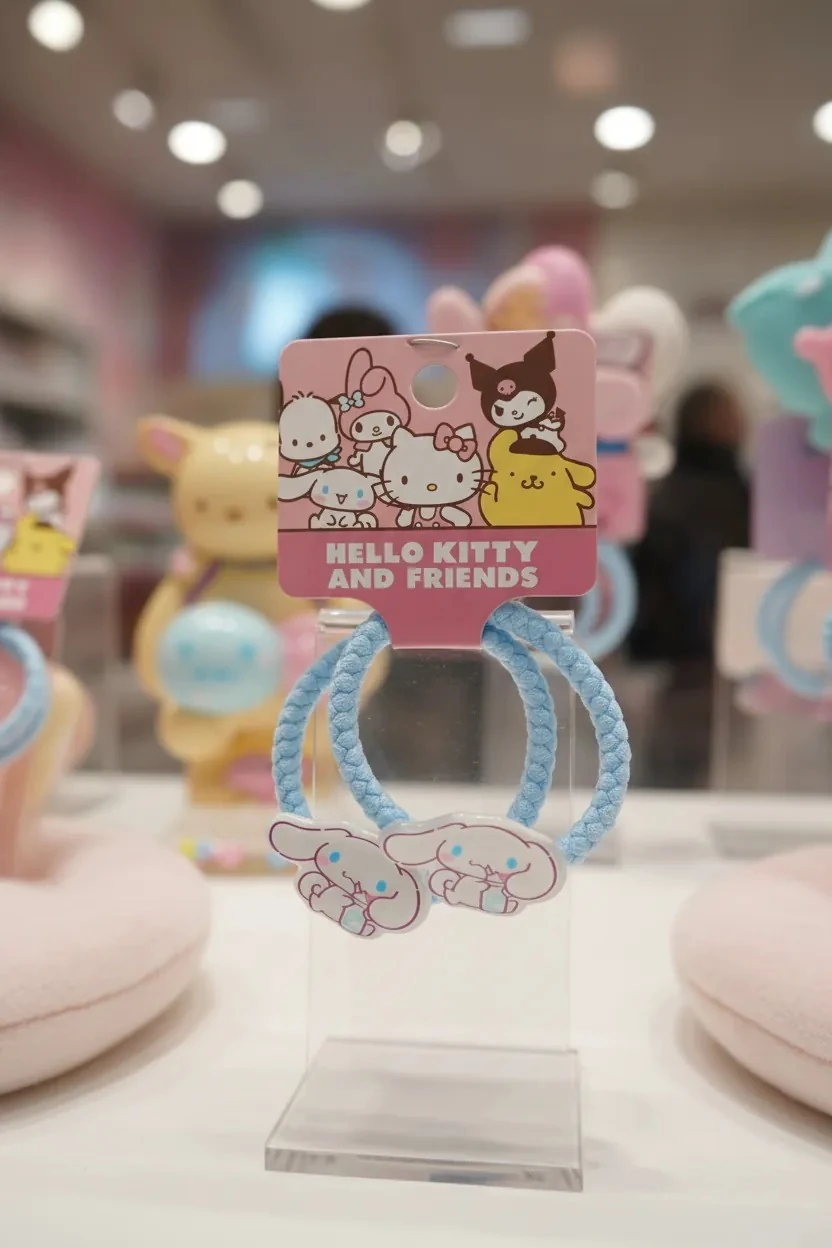 Sanrio Lisanslı Hello Kitty ve Arkadaşları Serisi Saç Lastiği