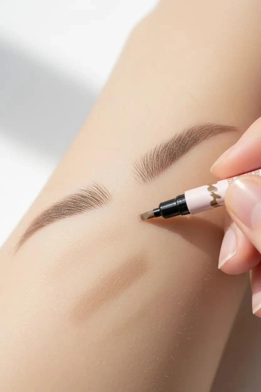 Minimalist Serisi Kesik Uçlu Kaş Kalemi (04 Gri Kahve)