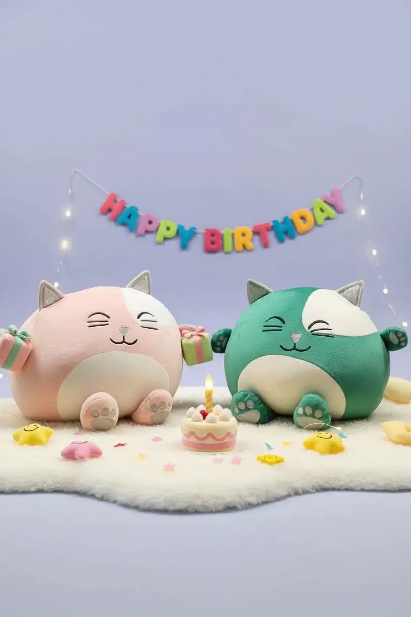 Sevimli ve Yumuşak Peluş Kedi - 35 Cm