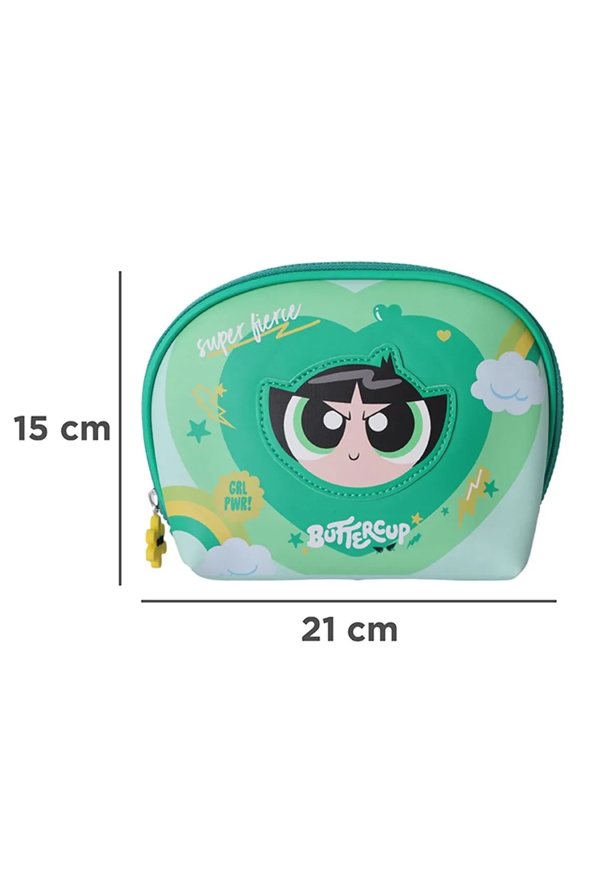 Powerpuff Girls Lisanslı Kozmetik Çantası - Buttercup