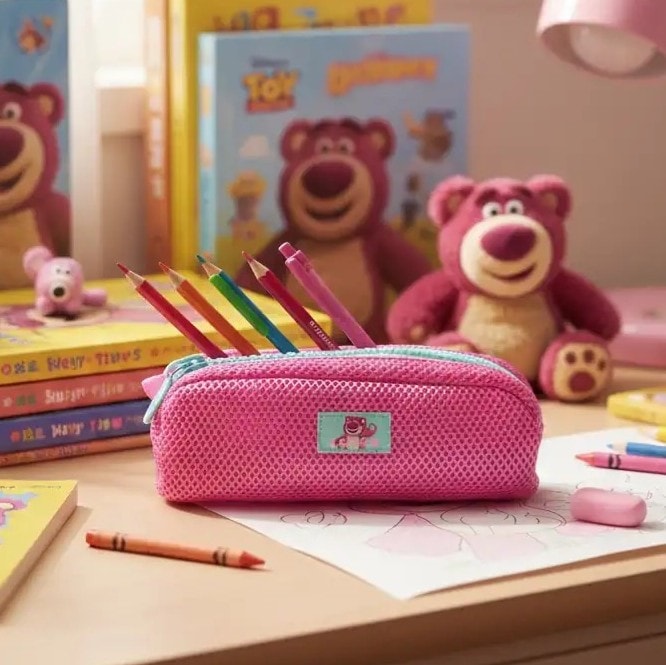 Disney Pixar Lotso Lisanslı Büyük Fermuarlı Kalemlik