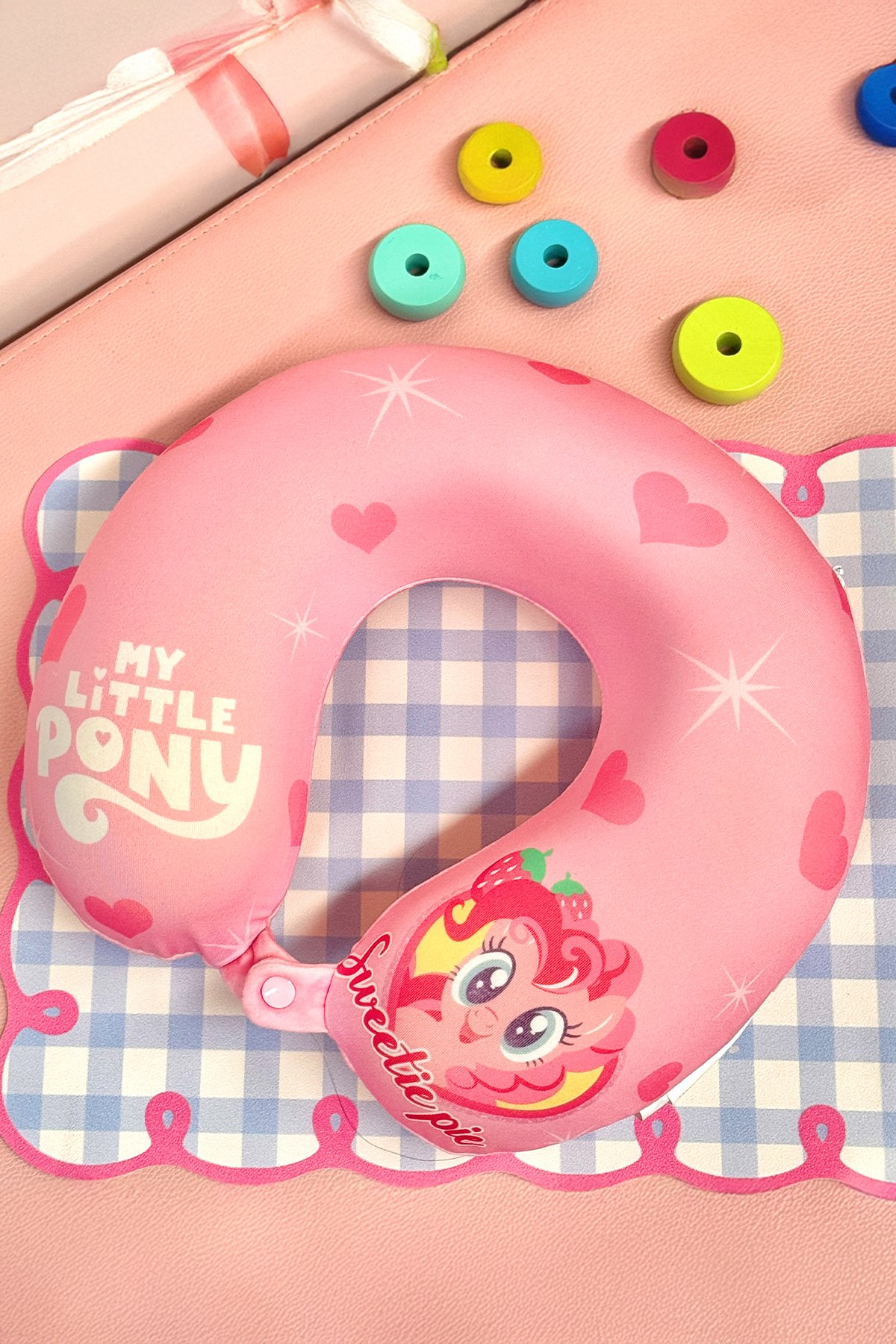 My Little Pony Lisanslı Hafızalı Köpük Boyun Yastığı (Pembe)