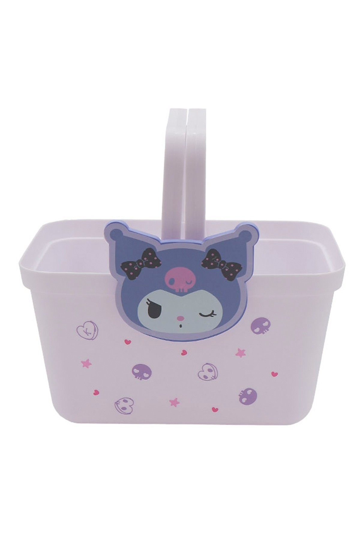 Sanrio Lisanslı Saplı Mor Sepet (Kuromi)