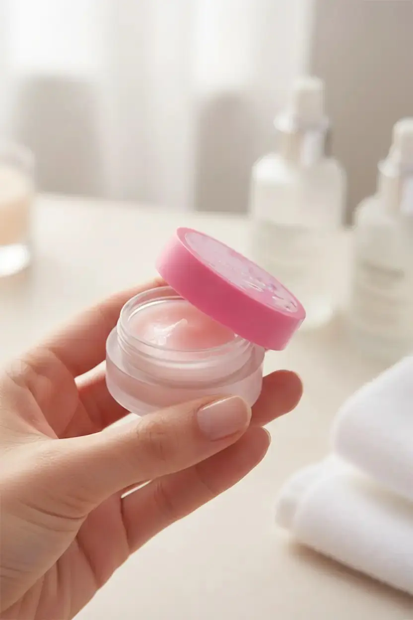MINISO Lisanslı Sakura Nemlendirici Dudak Maskesi – Yoğun Bakım Yapan Gece Gündüz Onarıcı Dudak Maskesi