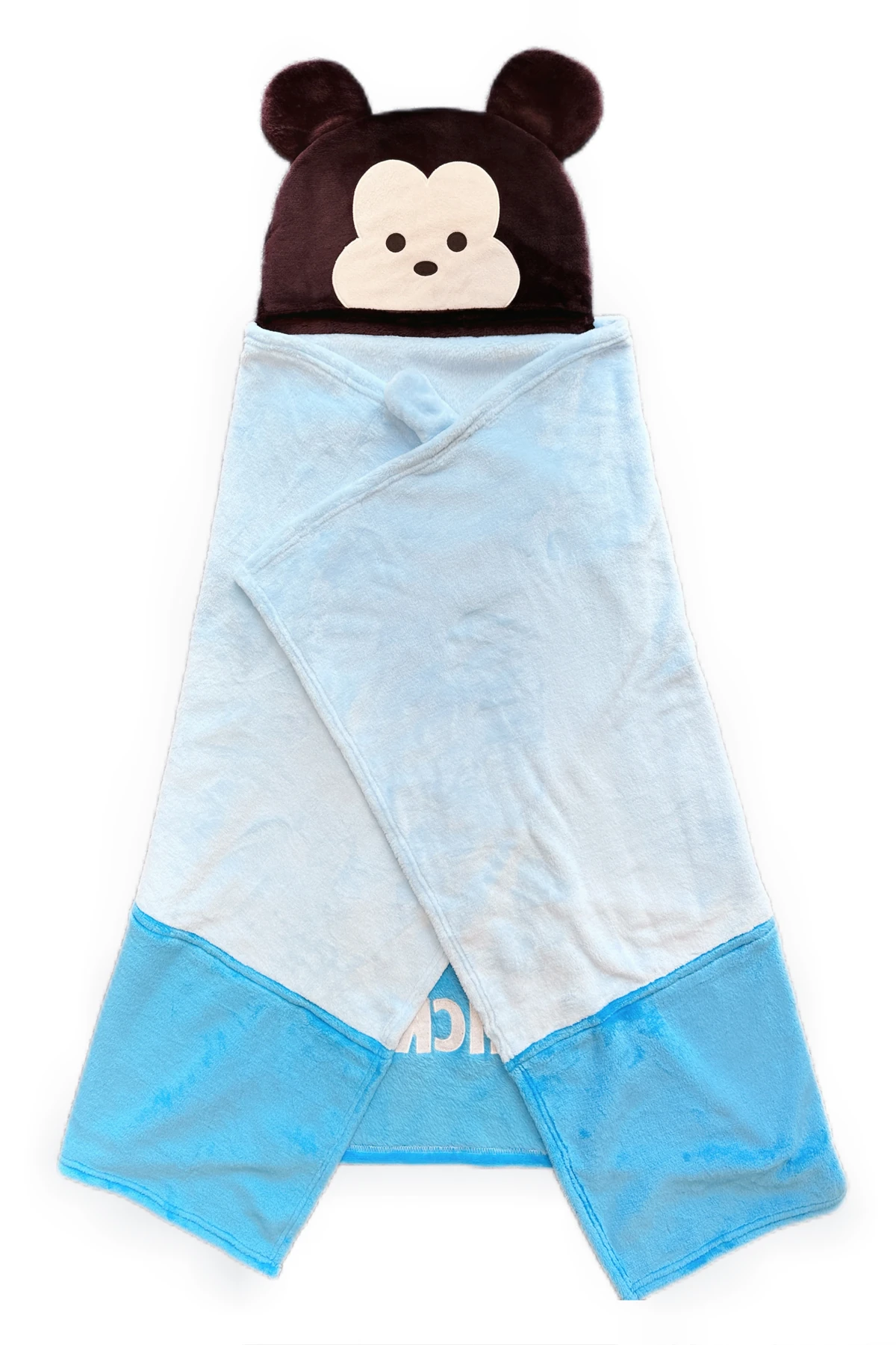 Disney Lisanslı Tsum Tsum Serisi Kapüşonlu Battaniye (Mickey Mouse)