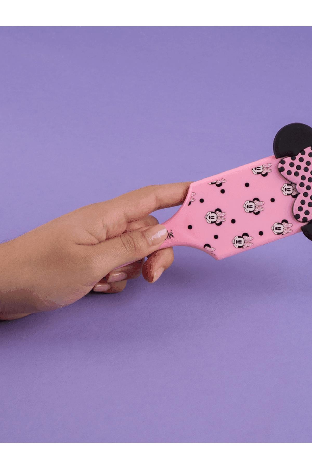 Disney Lisanslı Kulak Şekilli Saç Fırçası - Minnie