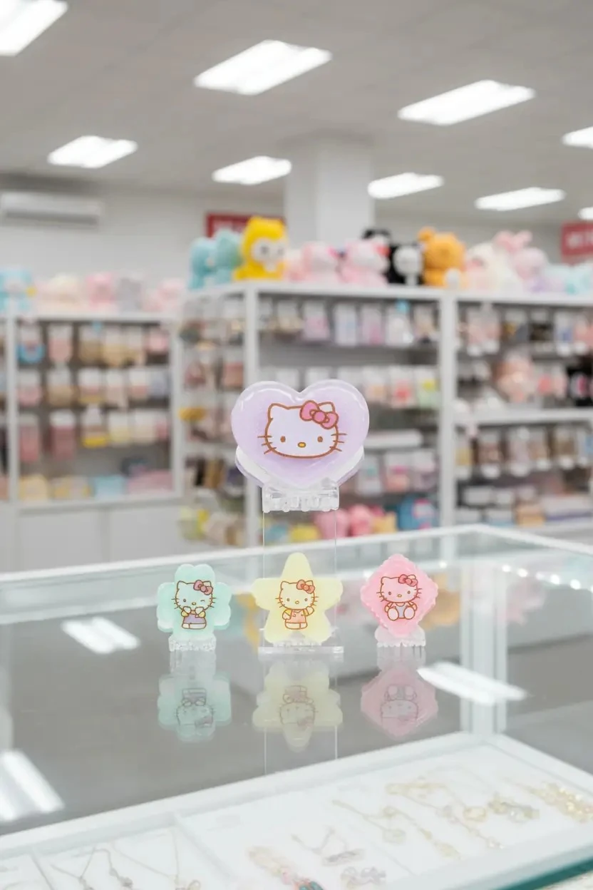 Hello Kitty Lisanslı Küçük Saç Pençe Tokaları