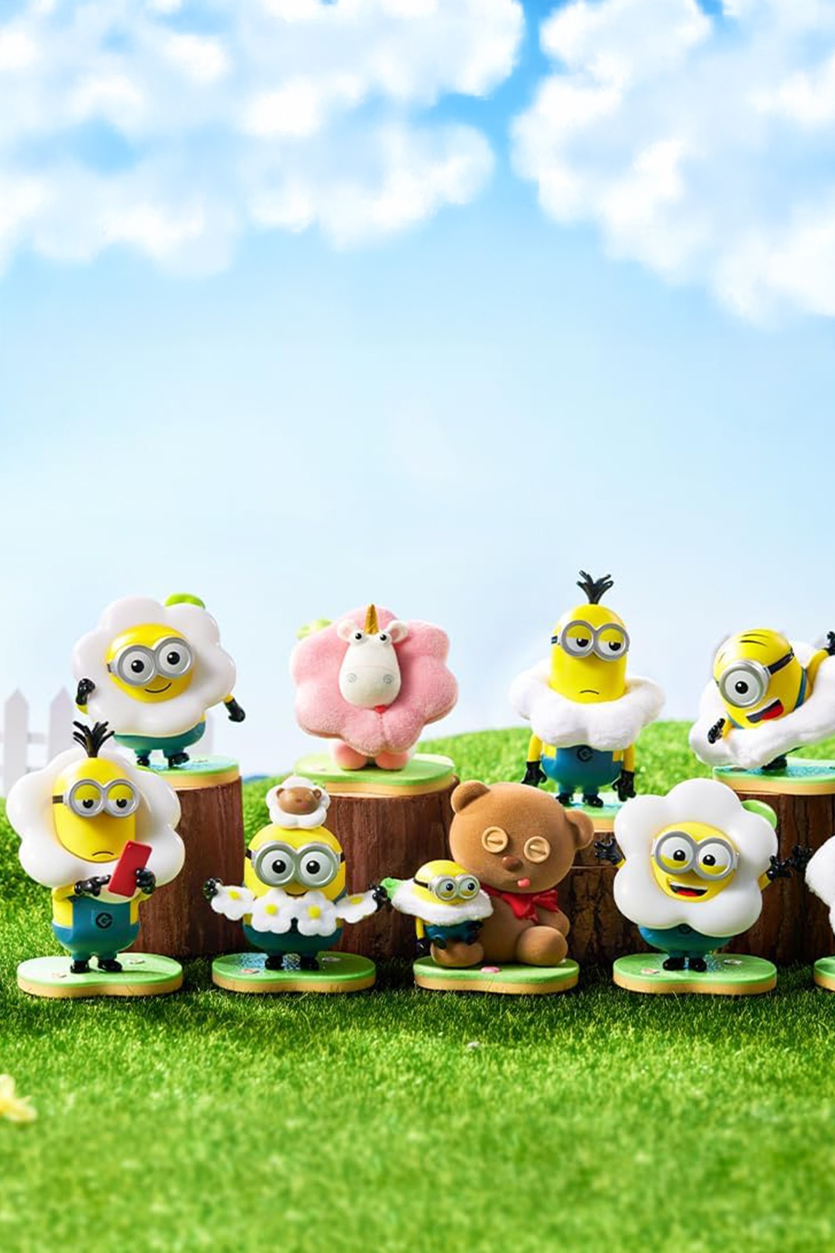Minions Lisanslı Çiçek Bahçesi Sürpriz Figürlü Kutu Blind Box