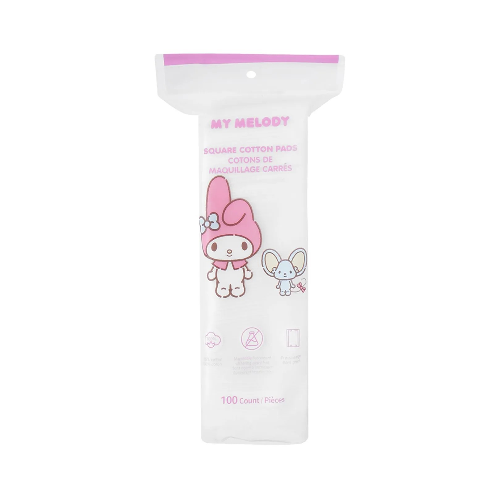 Sanrio Lisanslı My Melody Kare Makyaj Temizleme Pamuğu