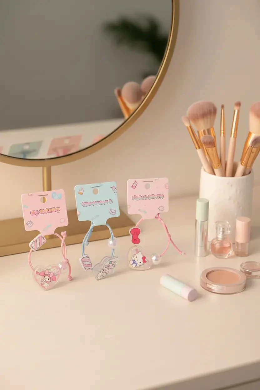 Hello Kitty Lisanslı Tatlı Fabrika Serisi Saç Tokası