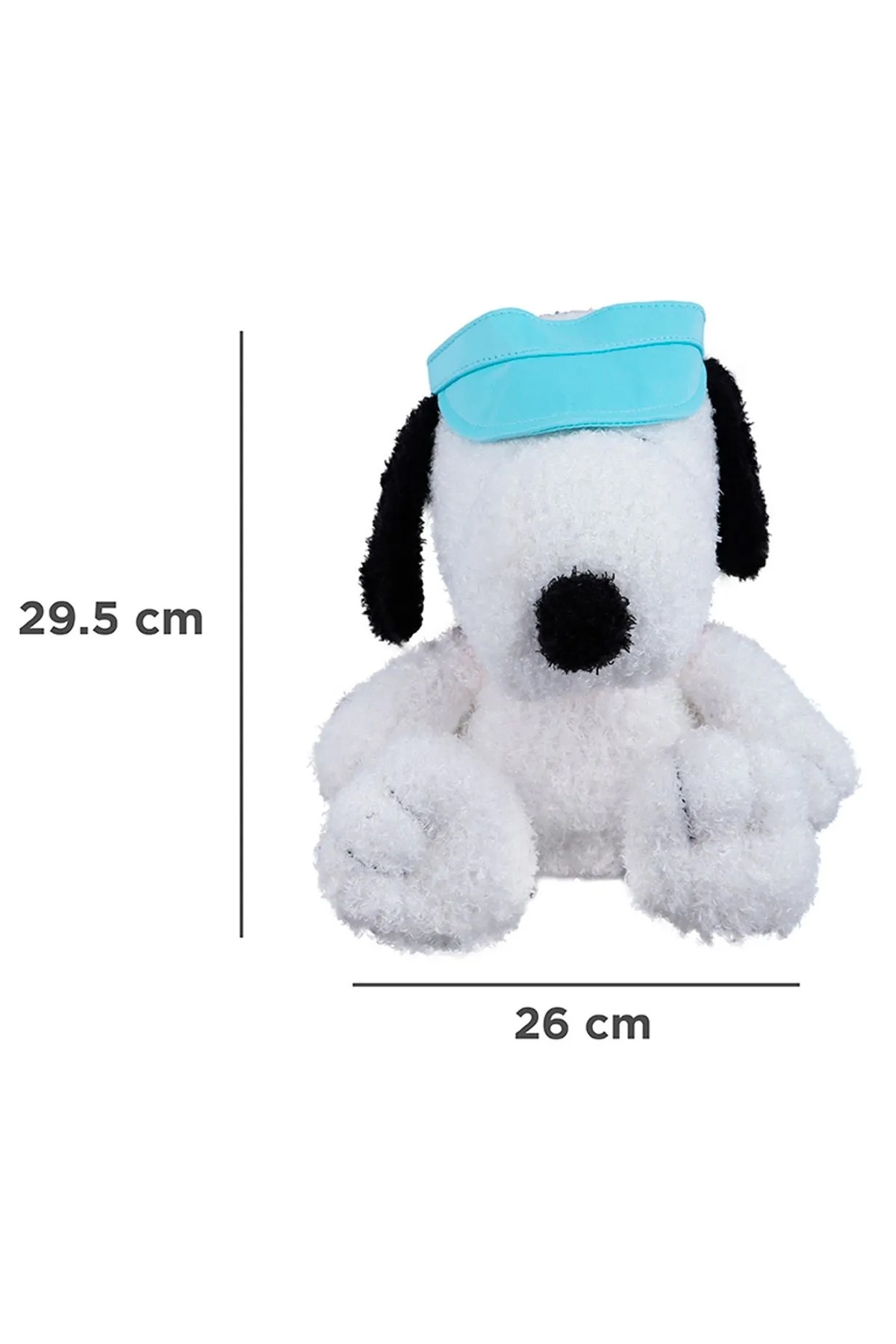 Snoopy Lisanslı Şapkalı Peluş Oyuncak (35cm)