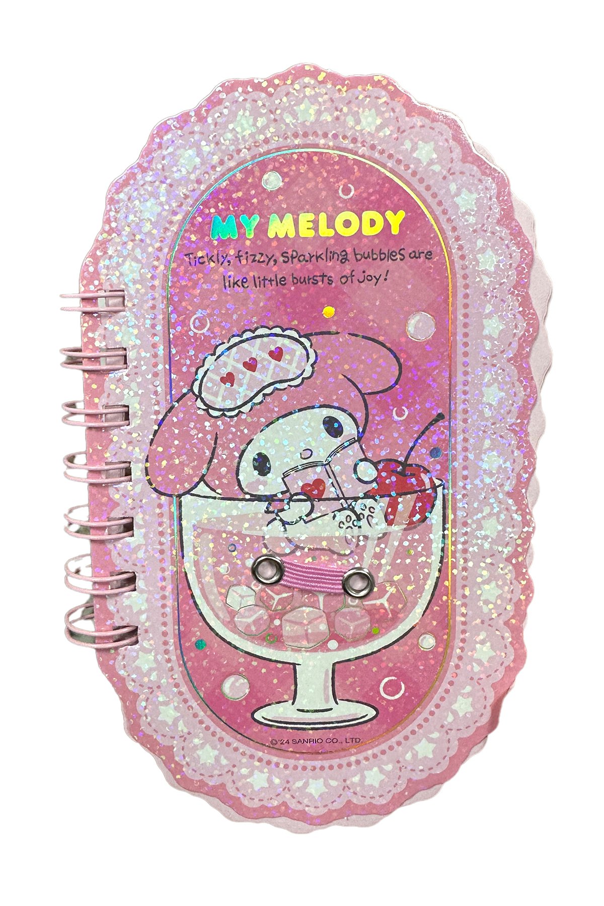 Sanrio Lisanslı Renkli Yaz Serisi Pipetli Kalem Figürlü Telli Defter - My Melody