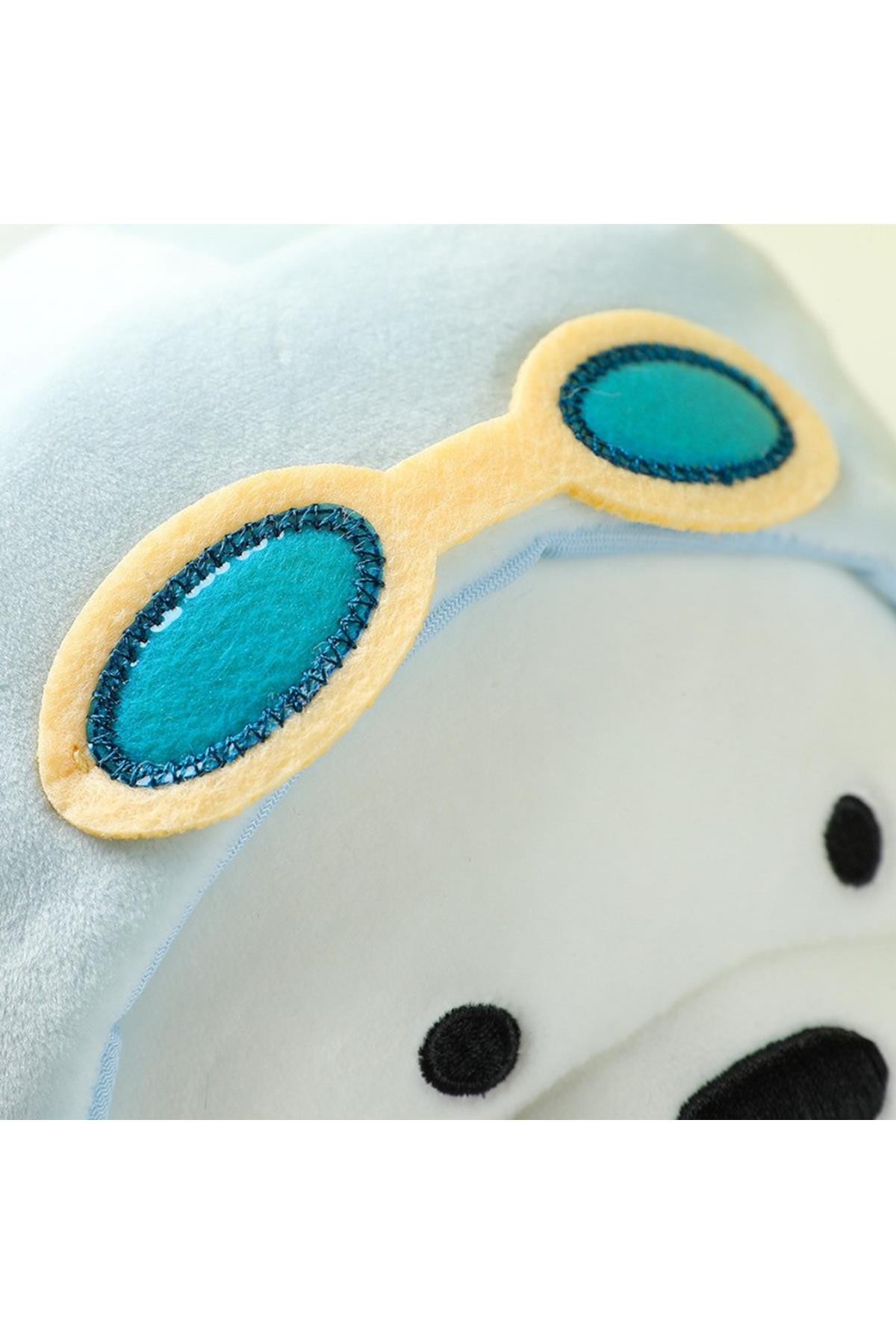 We Bare Bears Lisanslı Yaz Temalı Peluş Oyuncak - Kutup Ayısı 38Cm