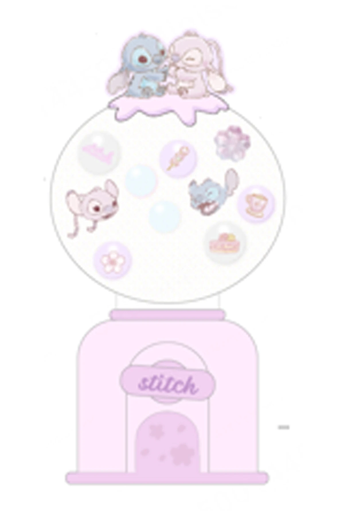 Disney Lisanslı Sakura Serisi LED Işıklı Gece Lambası (Stitch)
