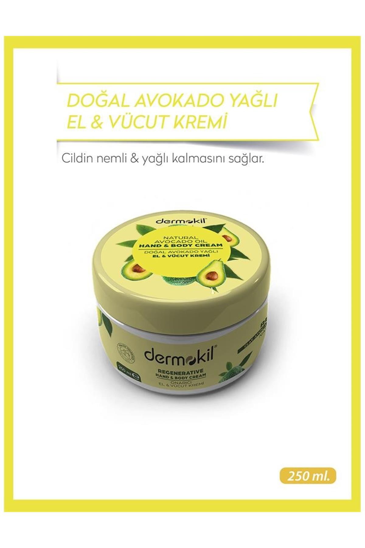 Dermokil Avokado Yağlı El Ve Vücut Kremi 250 Ml