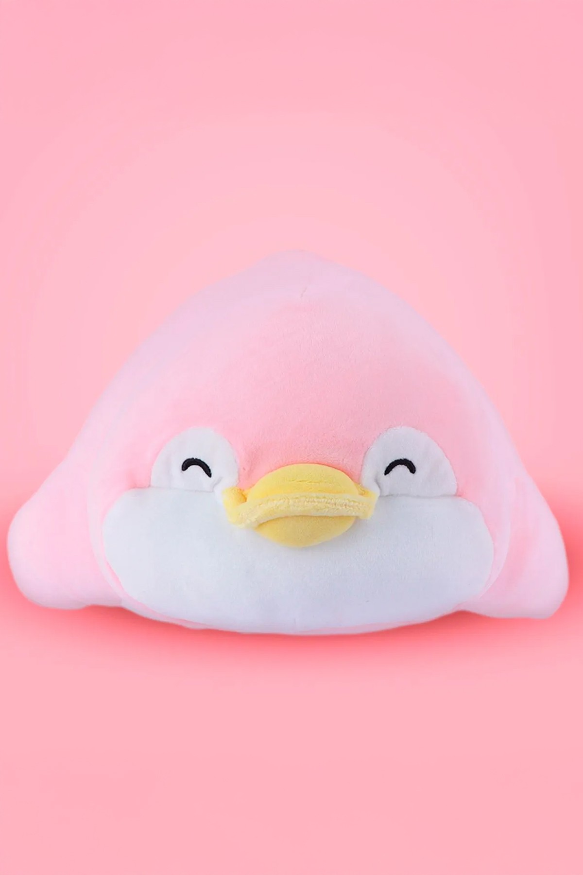 Uzanan Penguen Peluş Oyuncak (40cm) - Pembe