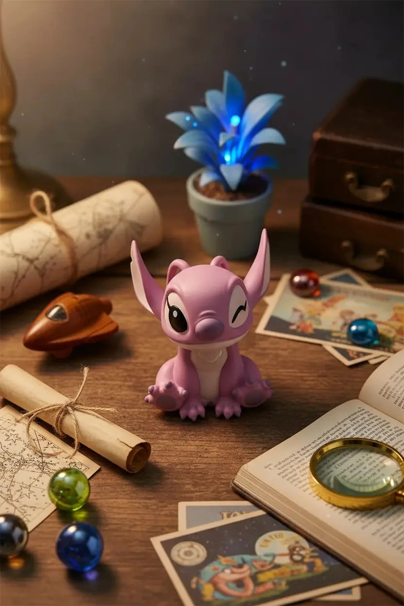 Disney Lisanslı Stitch Figür – Avuç İçi Koleksiyonluk Vinyl Tasarım
