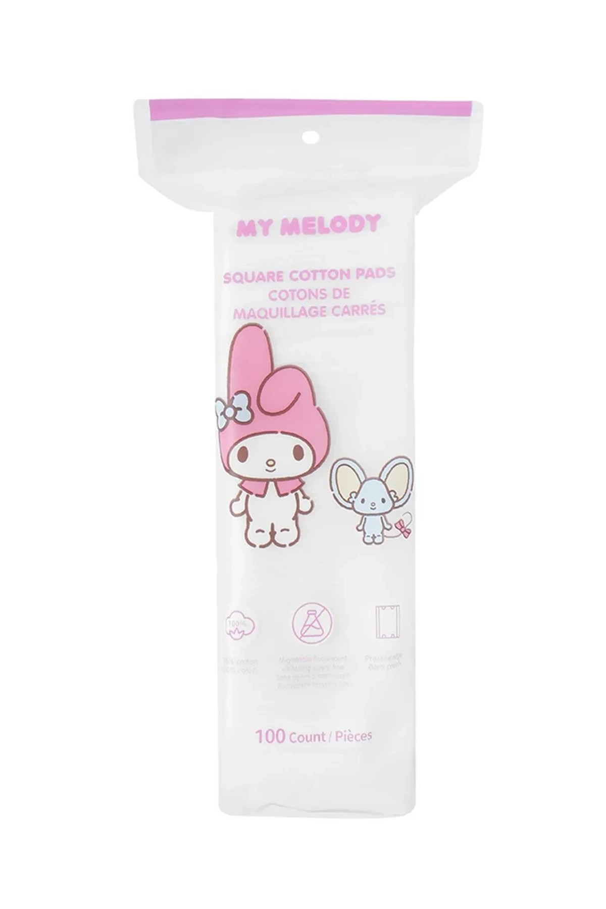 Sanrio Lisanslı My Melody Kare Makyaj Temizleme Pamuğu