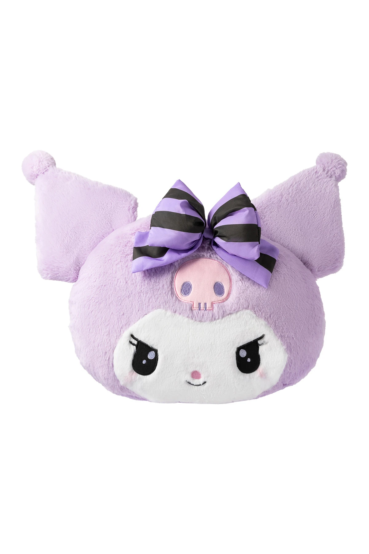 Sanrio Lisanslı Mor Şekilli Yastık - Kuromi