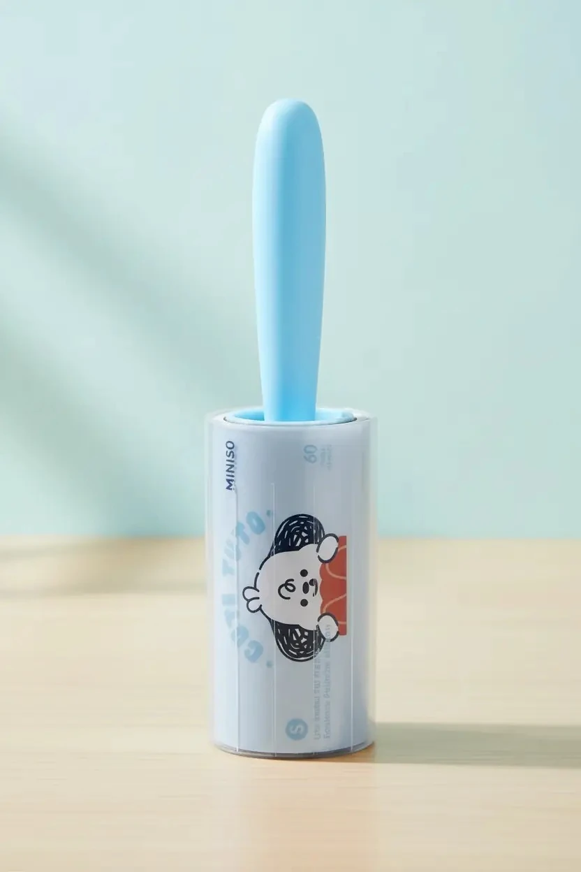 Miniso Lisanslı TUTOGOU Serisi Tüy Toplayıcı Rulo – Mavi Renkli Pratik Giysi Toz Temizleyici
