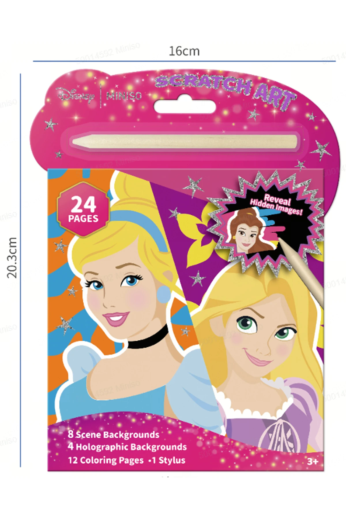 Disney Lisanslı Prenses Serisi Kazı Kazan Boyama Seti