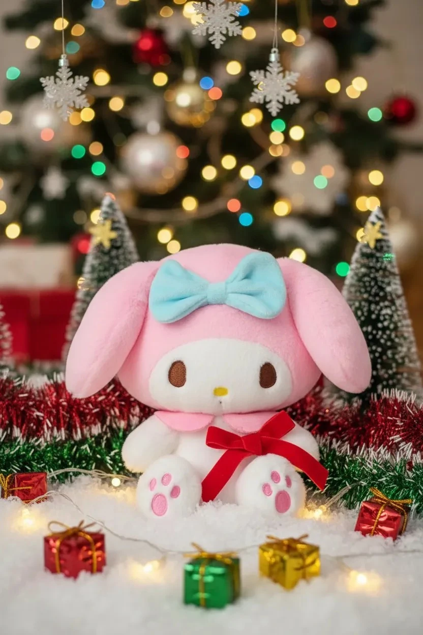 Sanrio Lisanslı My Melody Peluş Oyuncak 25cm