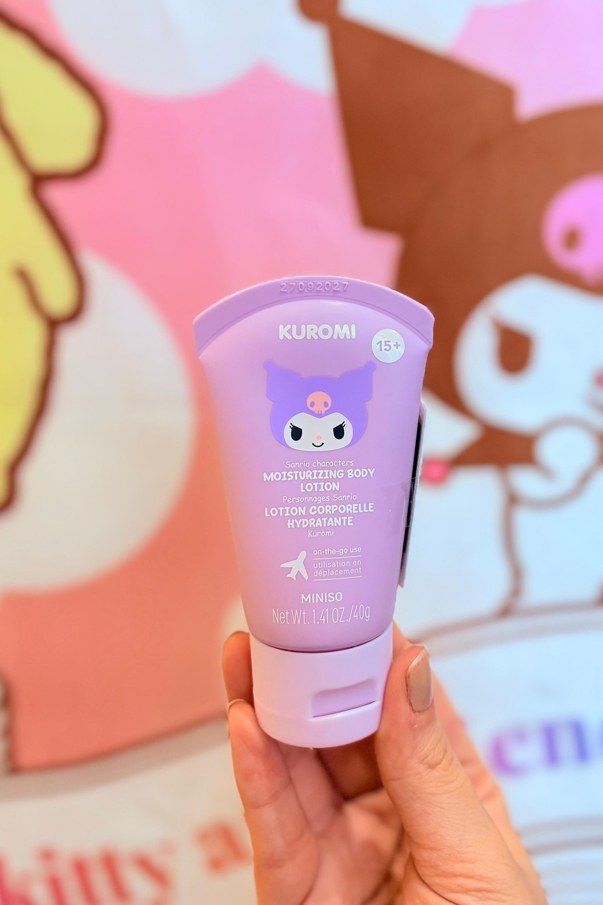 Sanrio Kuromi Lisanslı Nemlendirici Vücut Losyonu 40 Gr Seyahat Boyu