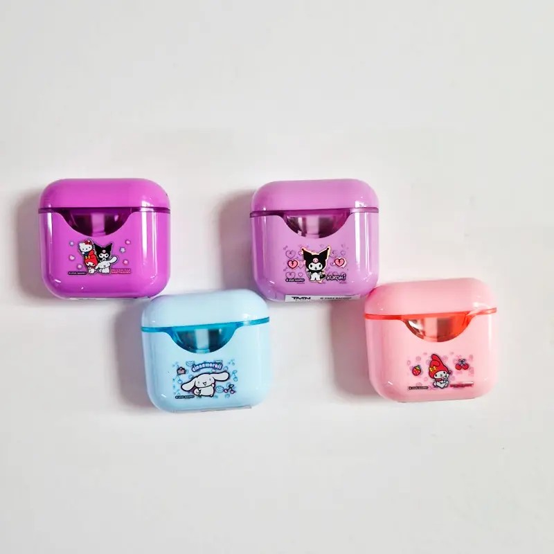 Kuromi  - My Melody -  Cinnamoroll Çift Bıçaklı Kalemtraş 