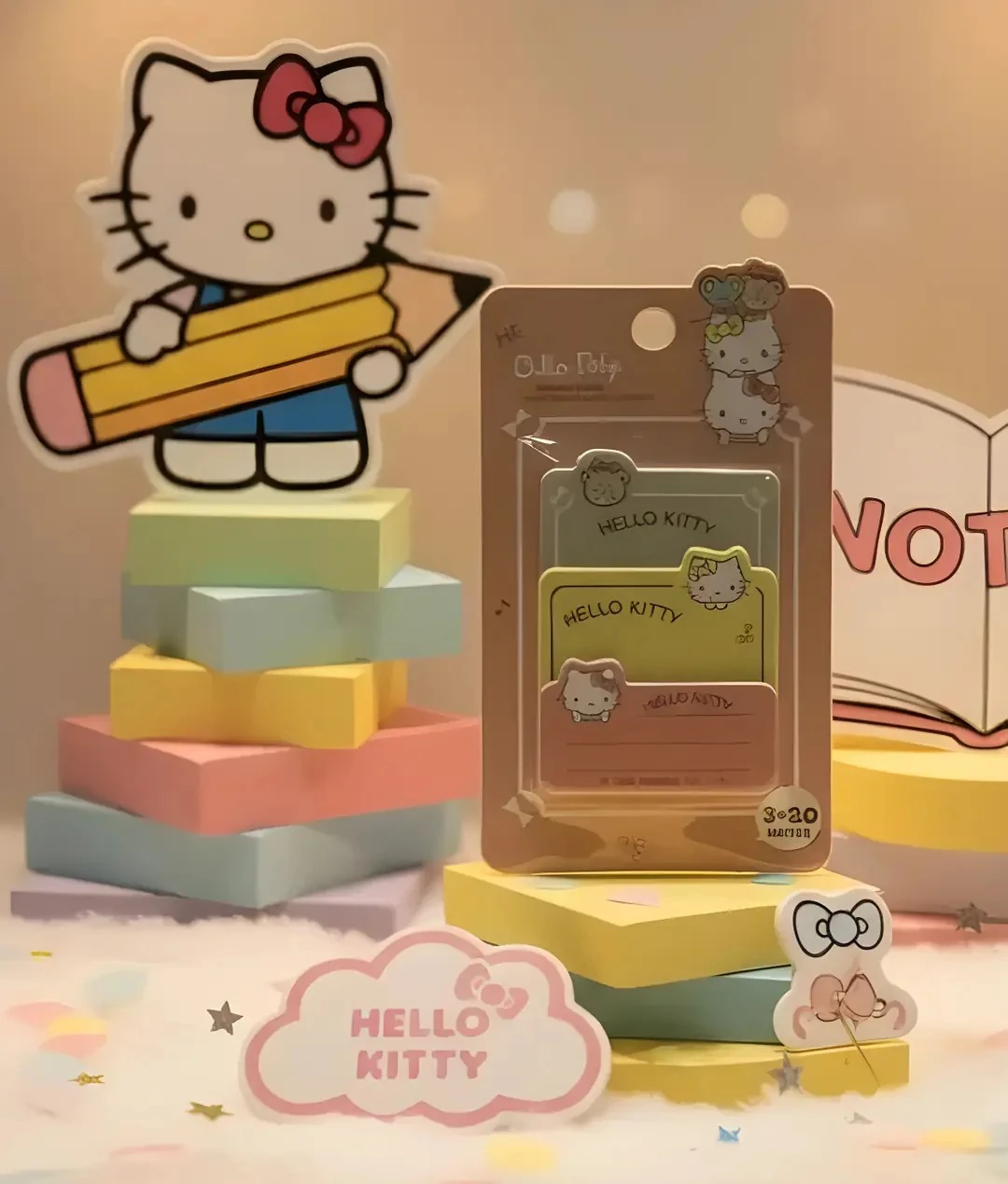 Sanrio Lisanslı Sert Kapak Not Kağıdı (Hello Kitty)