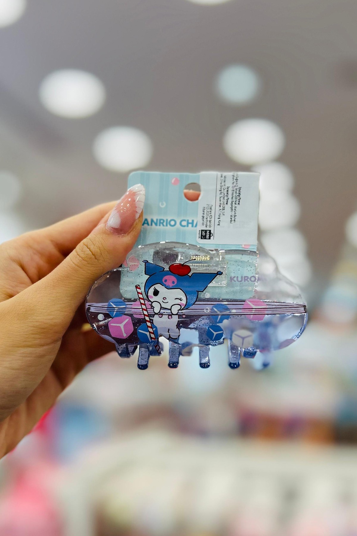 Sanrio Lisanslı Renkli Kıskaç Toka