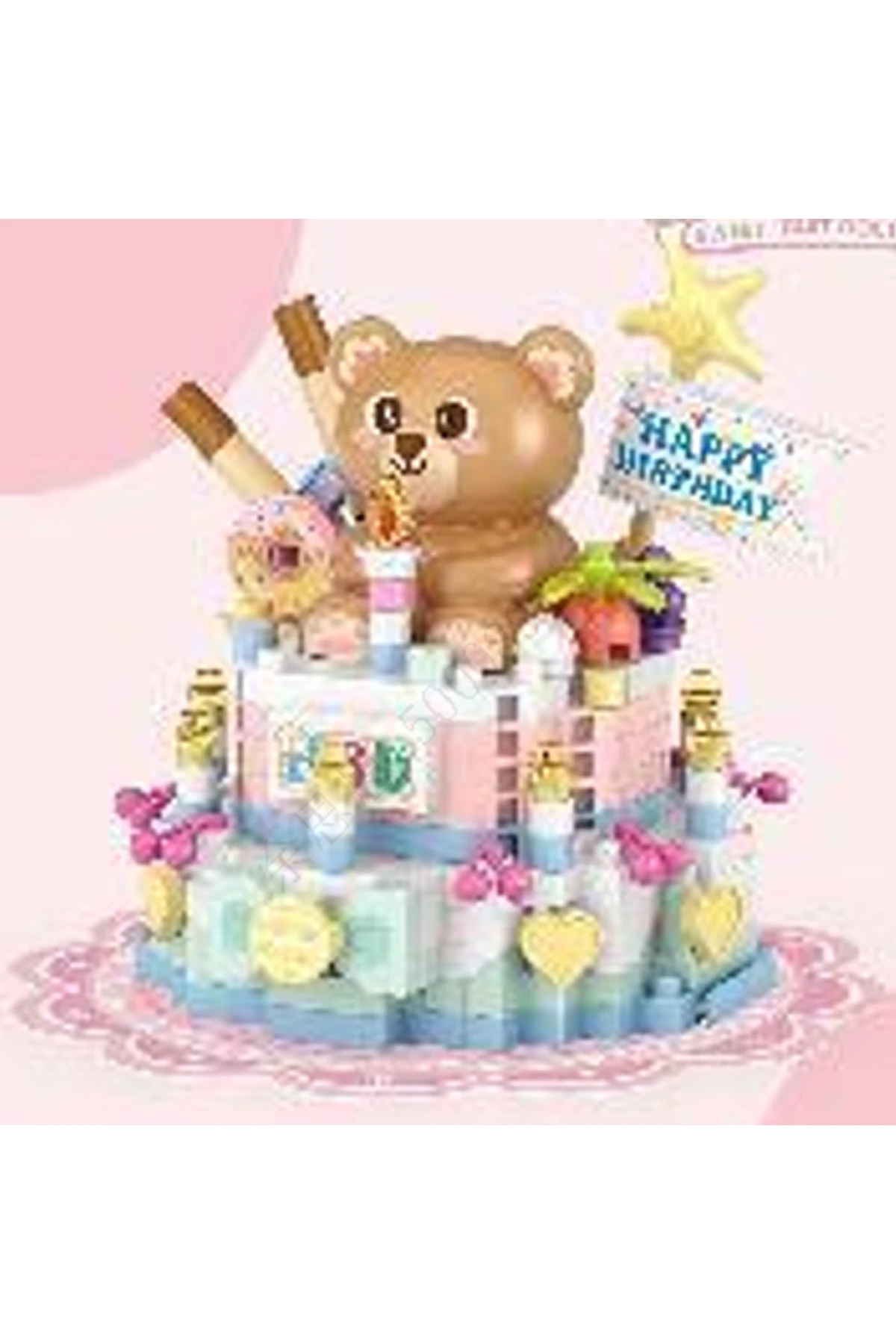 Yemek Serisi Oyun Bloğu (Ayi Figürlü Pasta)