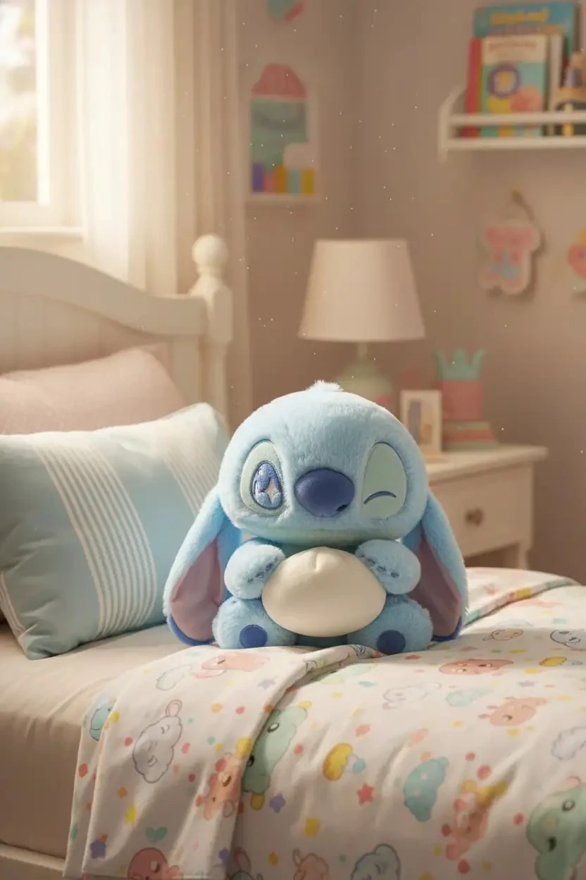 Disney Lilo & Stitch Lisanslı Peluş Oyuncak 30 Cm – Parti Serisi Oturan Yumuşacık Tasarım