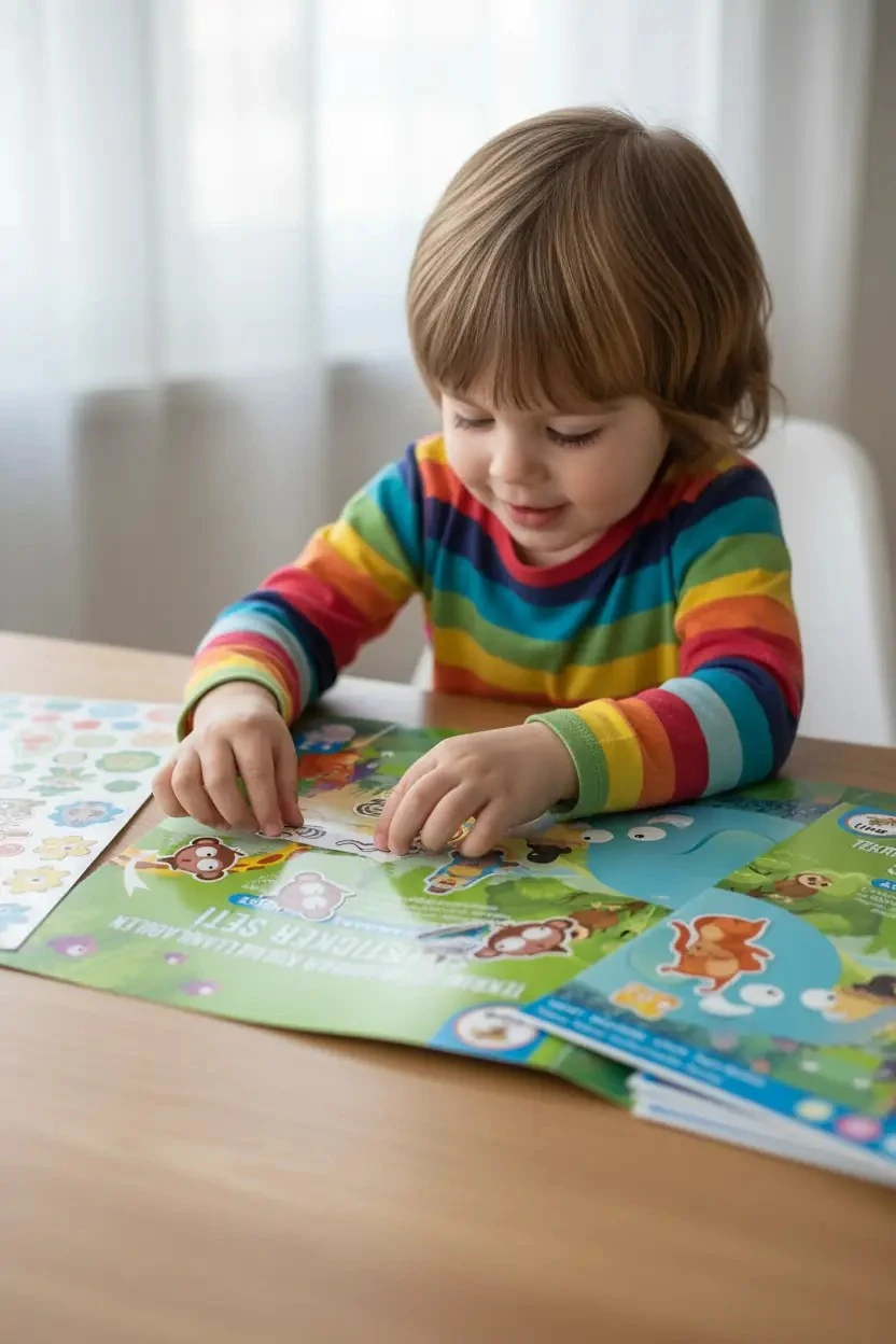 Lino Tekrar Kullanılabilen Sticker Seti Animal – Eğlenceli Ve Hayvan Temalı