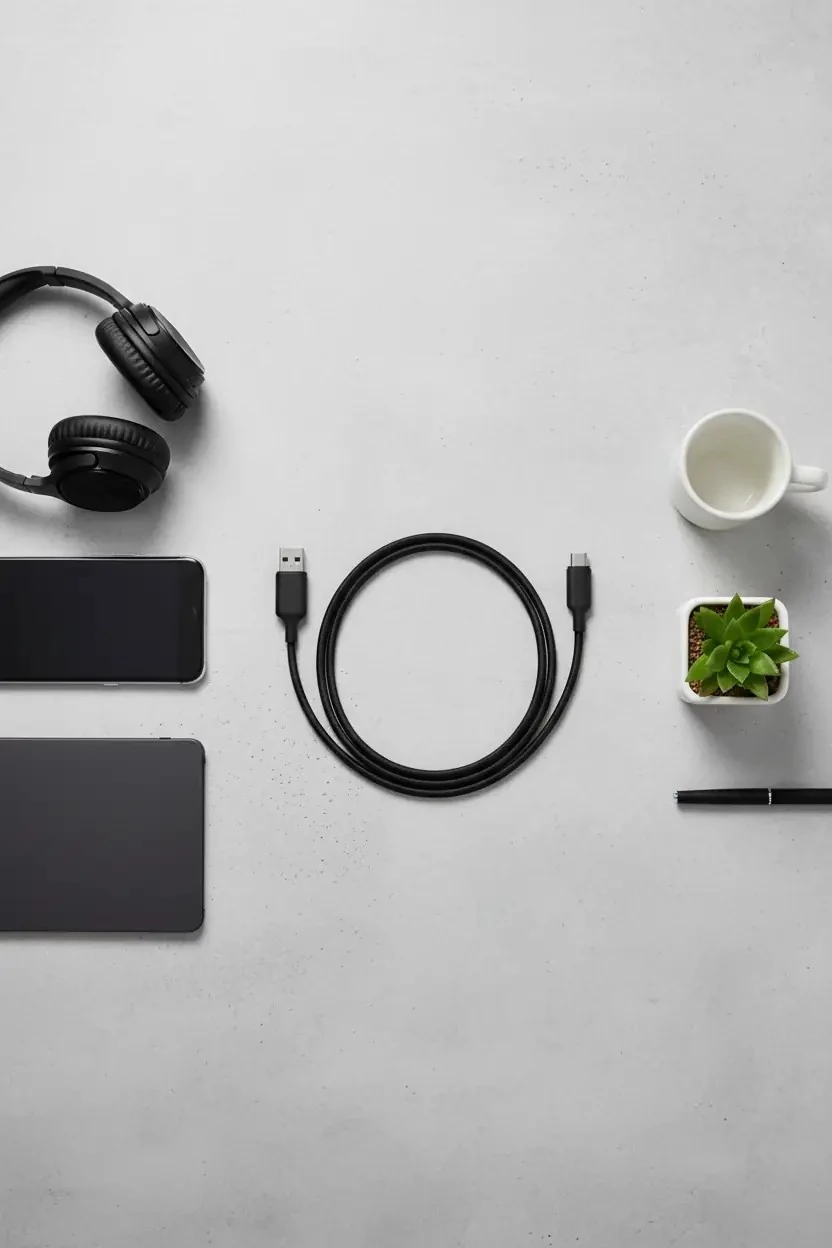 Miniso Lisanslı Mini Ultra Serisi 1 m USB-C Hızlı Şarj Kablosu – Siyah