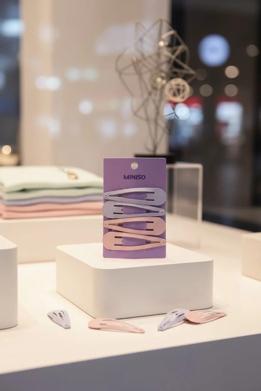 Renkli Çıt Çıt 4'lü Saç Tokası