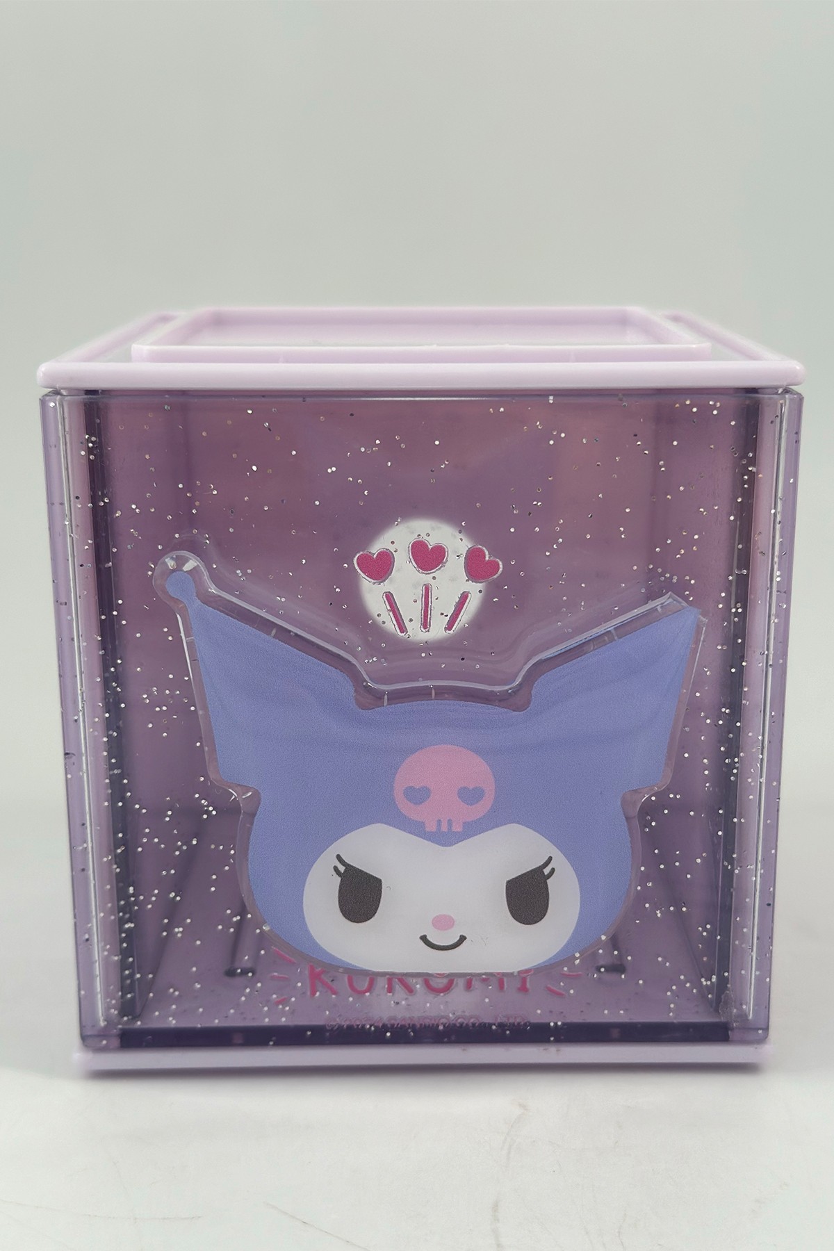 Sanrio Lisanslı Akrilik Saklama Kutusu (Kuromi)