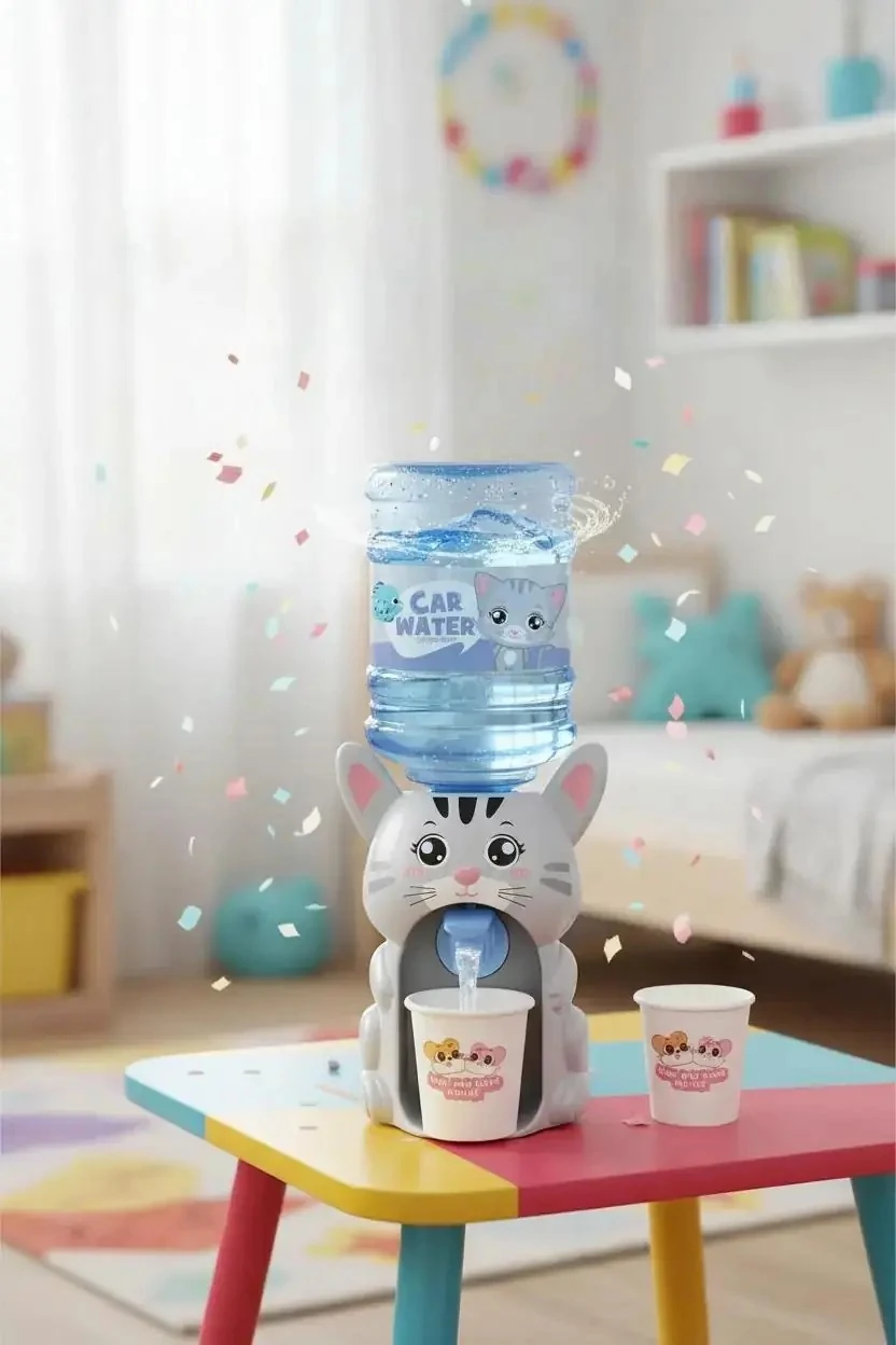 Miniso Lisanslı Evcil Hayvan Sebili Yavru Kedi Temalı Su Ve Mama Kabı 22.5 Cm