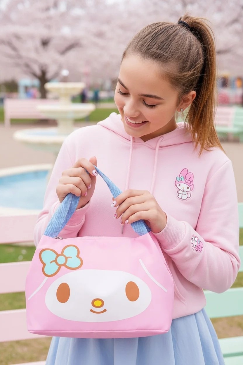 Sanrio Lisanslı Yiyecek Çantası - My Melody