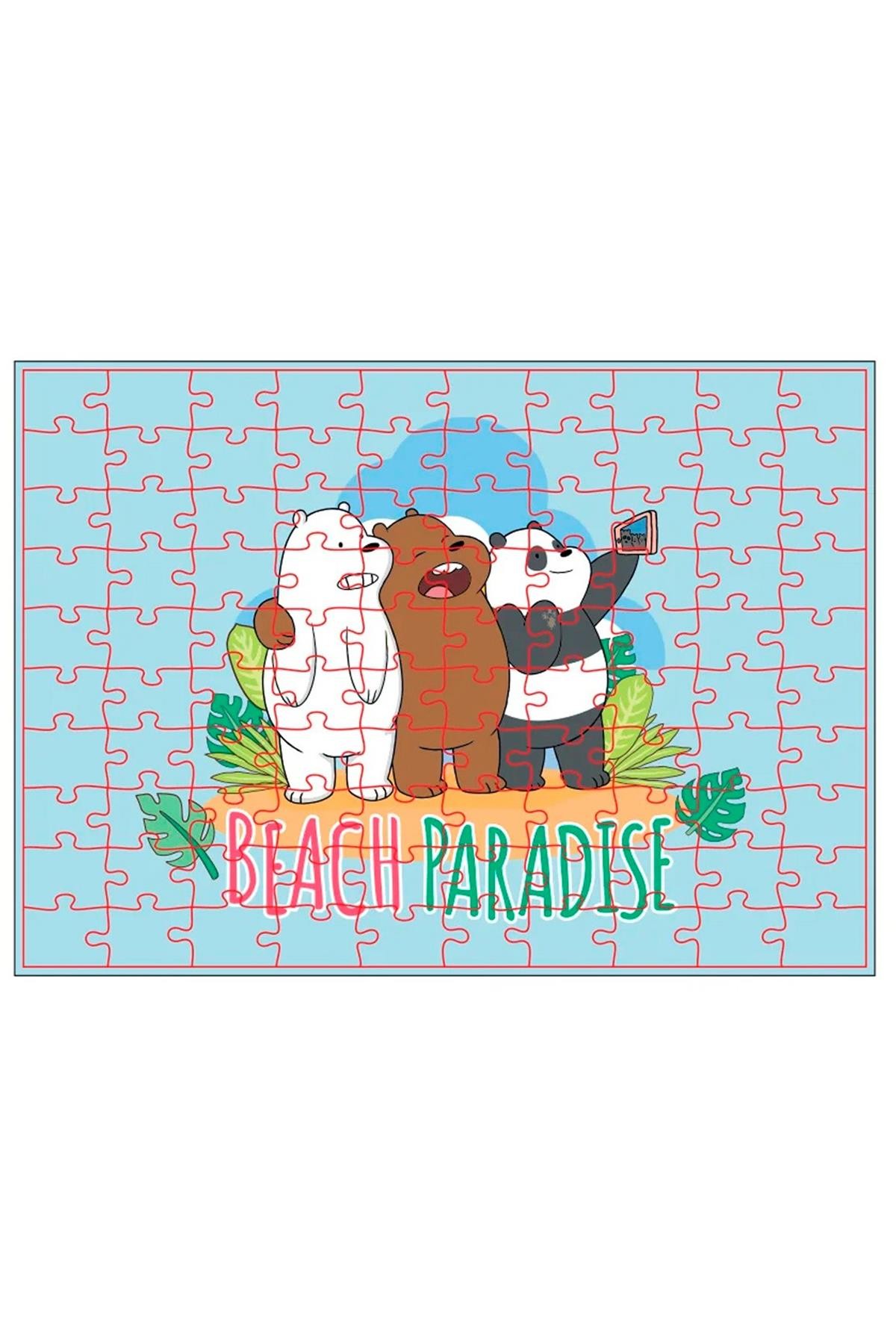 We Bare Bears Lisanslı Puzzle 100 Parça