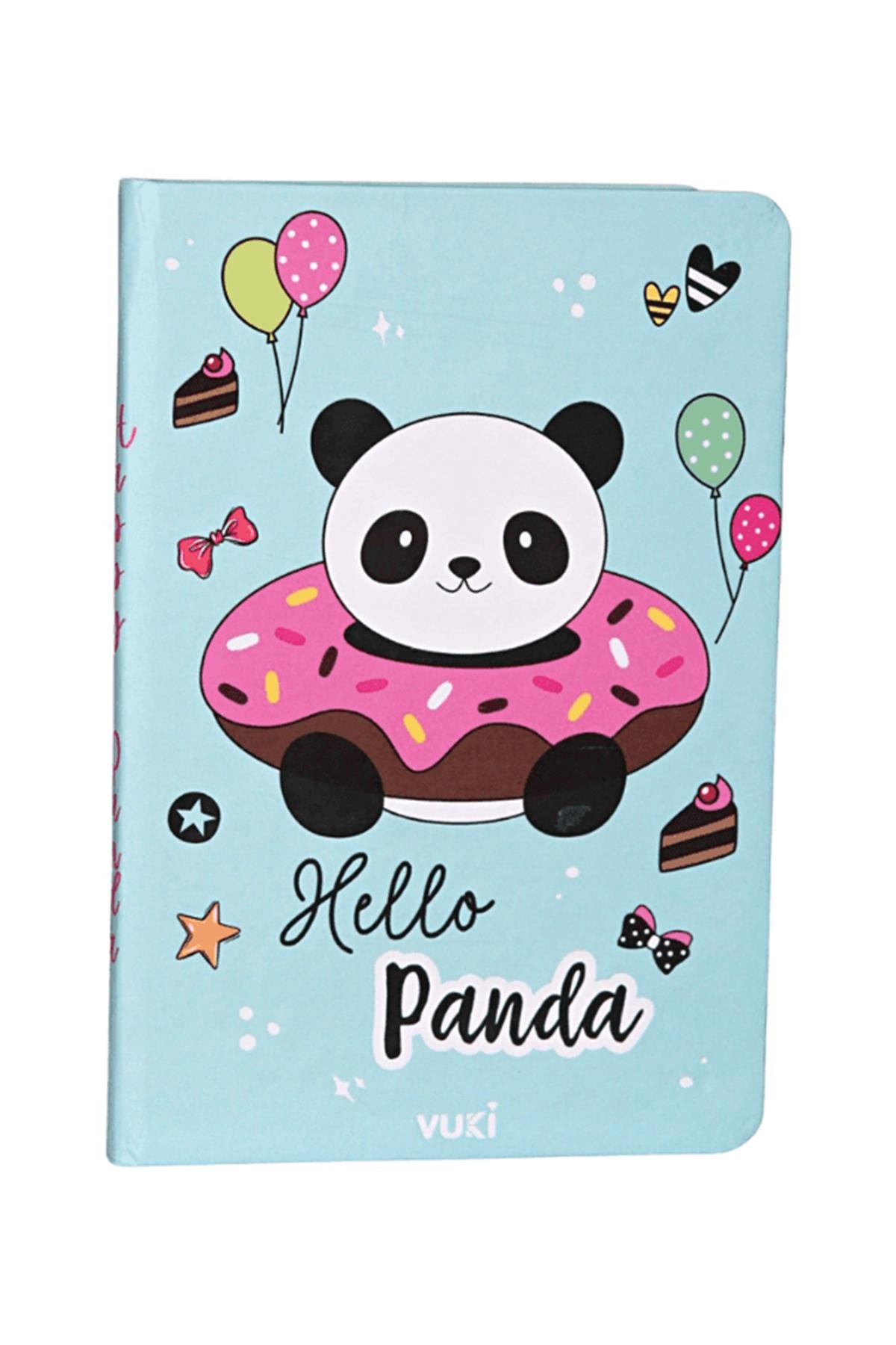 Vuki İpli Defter A6 10*15Cm Panda