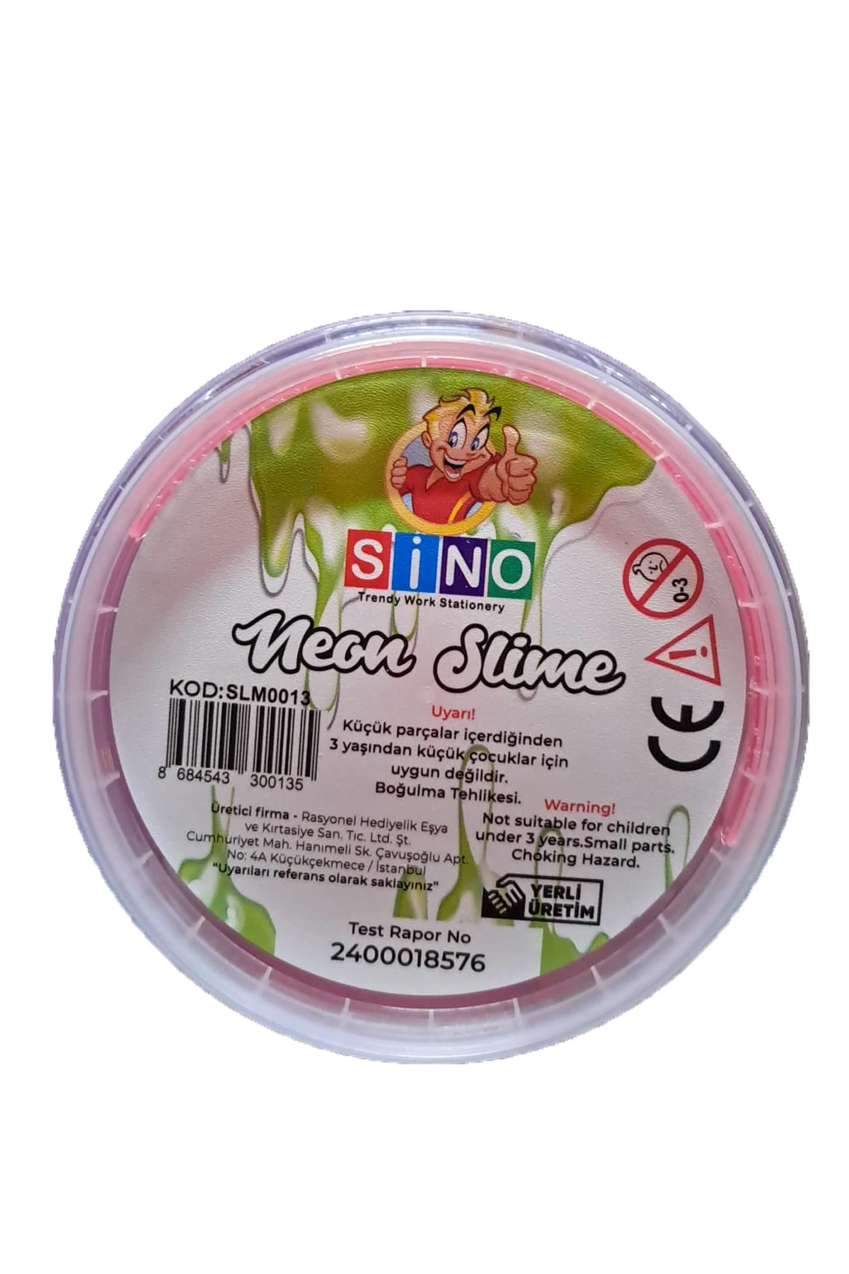 Sino Neon Zıplayan Oyun Jeli Slime 140 Gr.