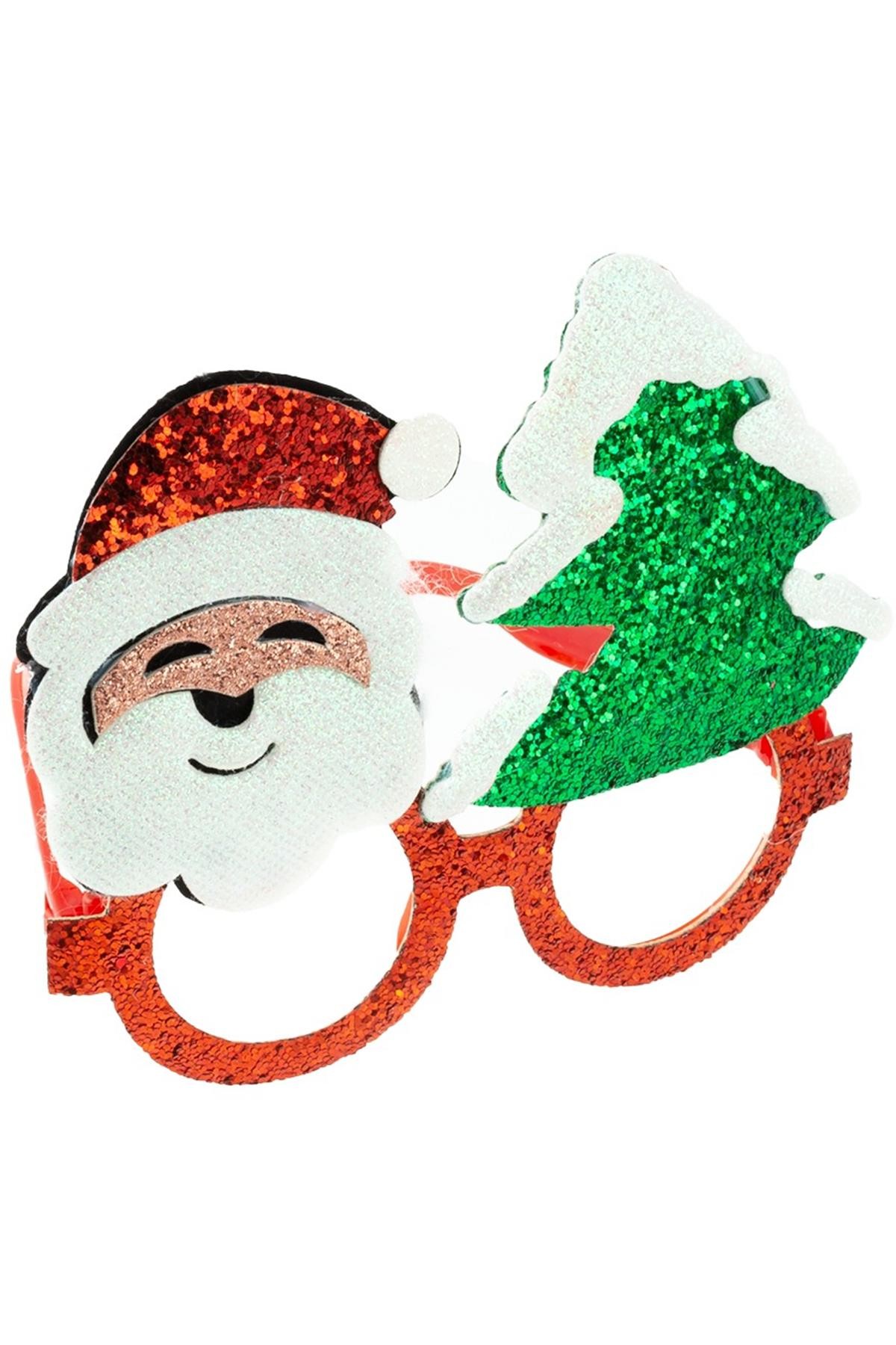Yılbaşı Noel Baba Parti Gözlüğü-Çam