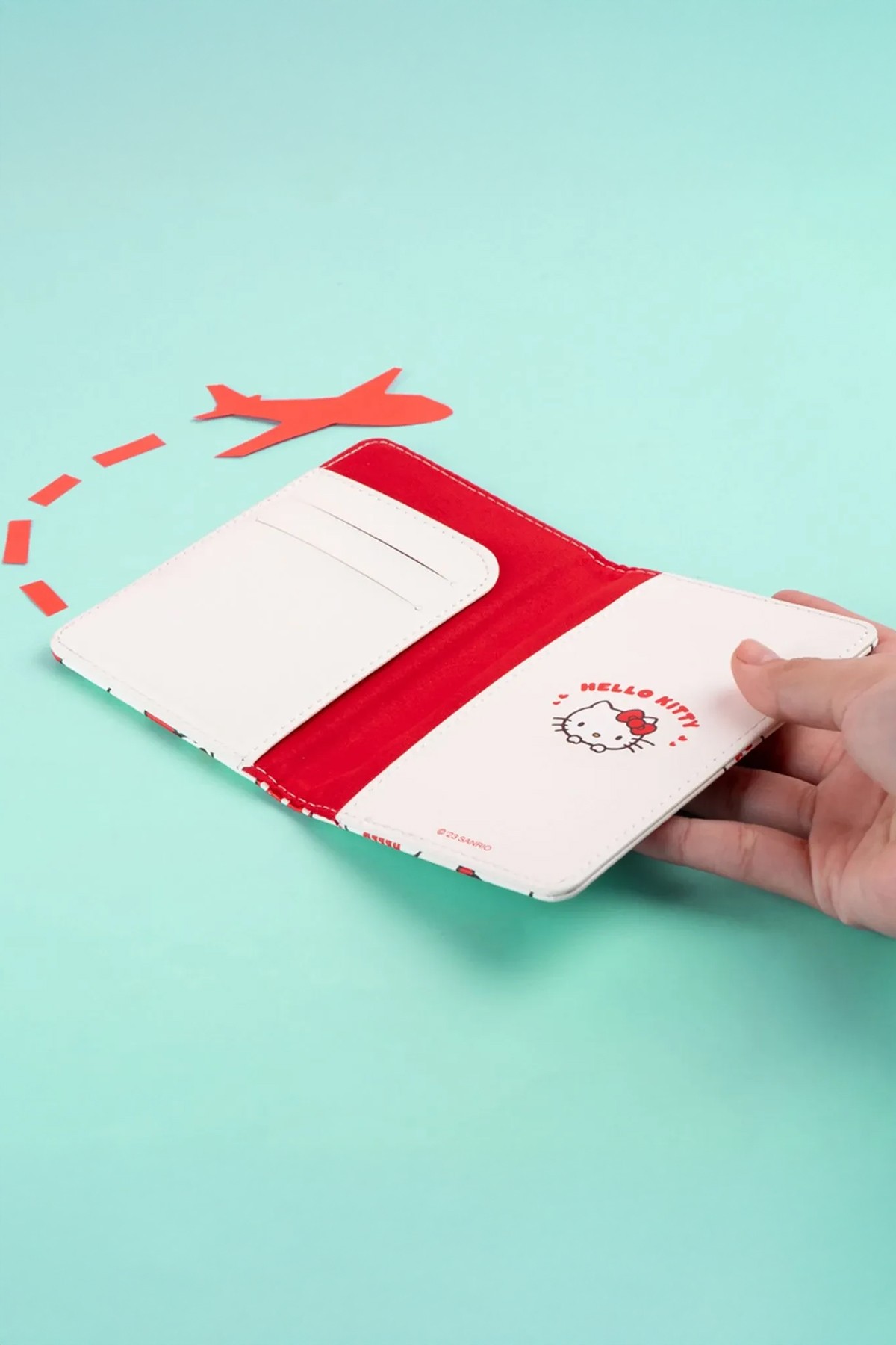 Hello Kitty Lisanslı Elma Koleksiyonu Pasaport Kılıfı